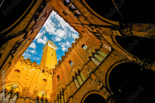 Siena, Palazzo Pubblico dall'interno