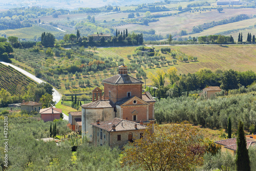 Tuscany countryside by chianciano terme