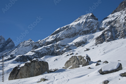 rocks under the Matterhorn