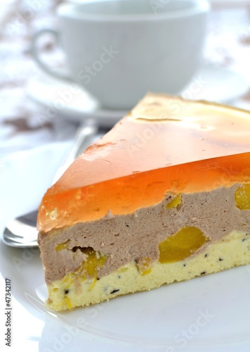 cake - peach glacier