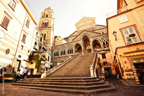Square of the Cathedral of St Andrea in Amalfi