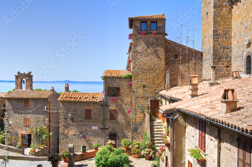 Panoramic view of Bolsena. Lazio. Italy.