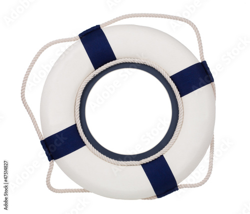 Lifebuoy, isolated on white