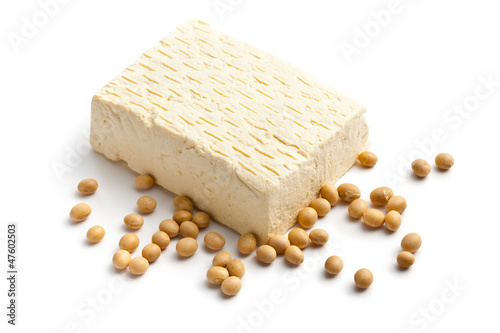 tofu and soy beans