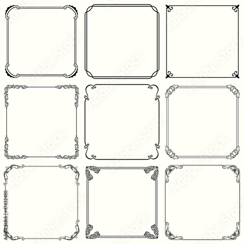 Decorative frames (set 36)