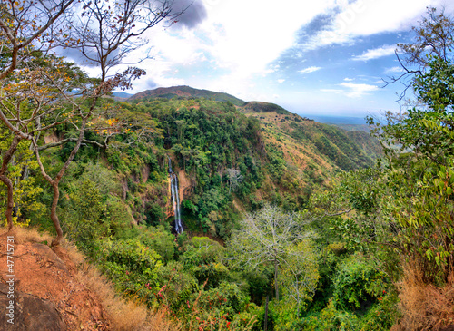 Manchewe Falls viewpoint - Waterfall in Malawi