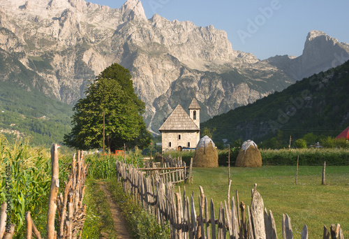 Theth Valley In Albanian Alps