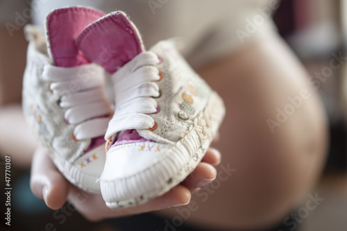 Ciąża-dziecięce buciki