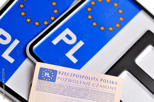 Polish license plates - polskie tablice rejestracyjne