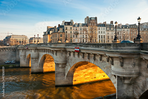 Pont neuf, Ile de la Cite, Paris - France