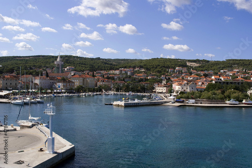 supetar harbour from ferry