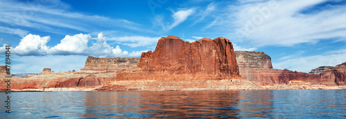 panoramic view of the lake Powell