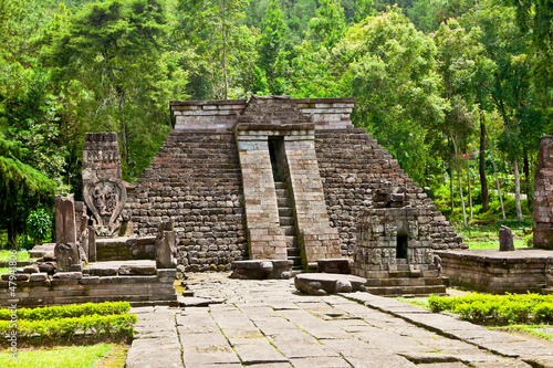 Ancient erotic Candi Sukuh-Hindu Temple on Java, Indonesia