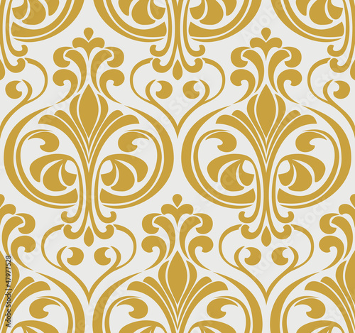 Vintage seamless baroque pattern