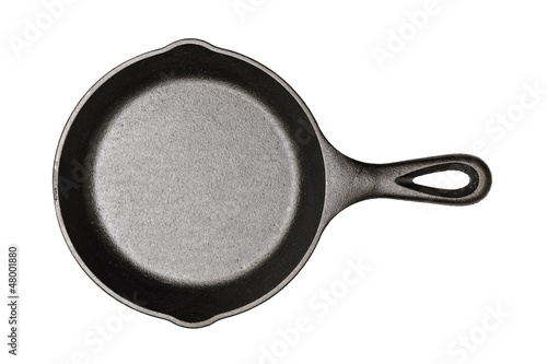 Cast-iron frying pan (Clipping path included)