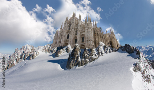 Duomo Milano era glaciale