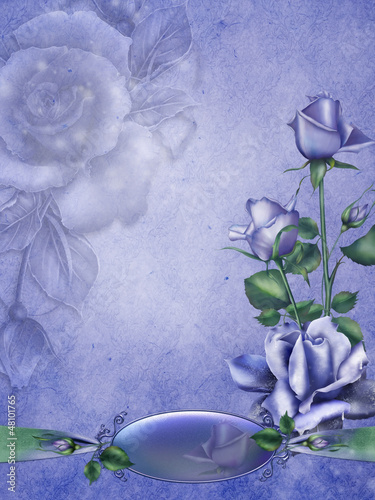 Niebieskie róże