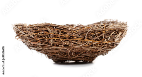 Nest isolated on white background