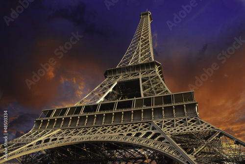 Eiffel Tower from Below, Paris