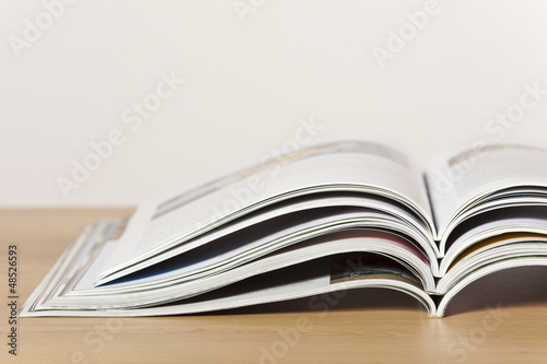 Stapel Zeitschriften