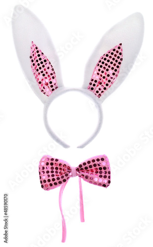 Bunny ears and bow