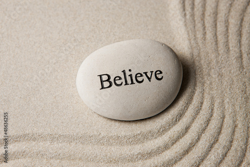 Believe stone