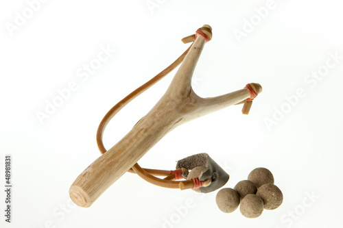 Wooden slingshot