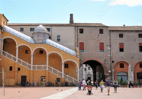 Piazza del Municipio, Ferrara, Italy