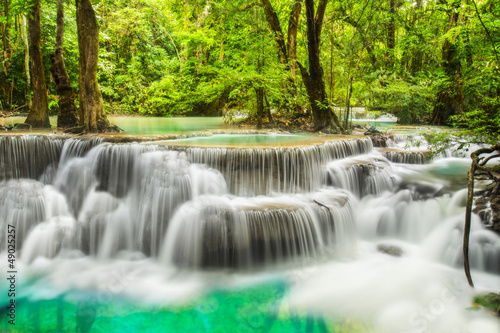 Erawan Waterfall in Kanchanaburi Province