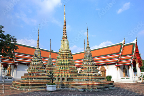 Ancient Pagoda or Chedi at Wat Pho, Thailand