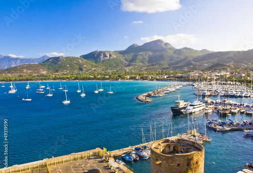 amazing Calvi town in Corsica, France