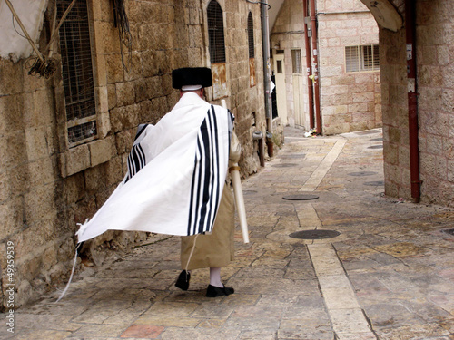 Mea Shearim neighbourhood in Jerusalem Israel.