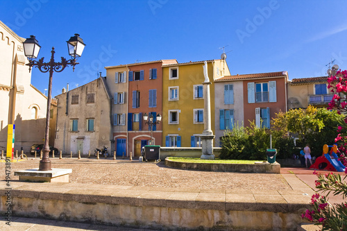 city centre of Aubagne, near Marseille, France