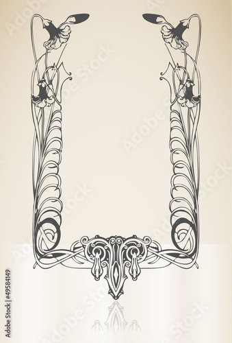 Art deco frame