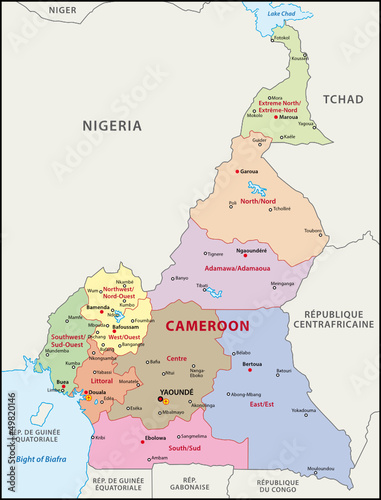 Kamerun Administrativ