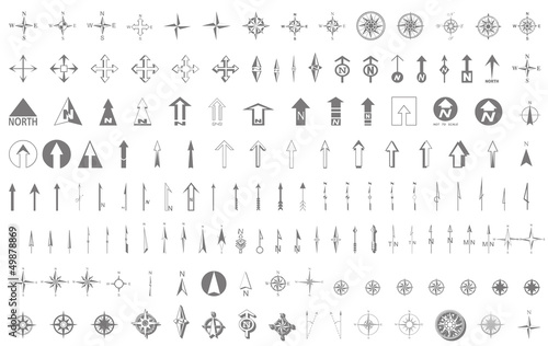 Compasses icons