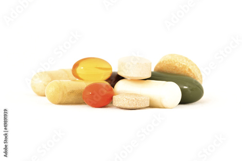 Mix of vitamin supplements