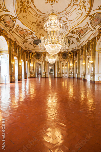 The Ballroom of Queluz National Palace, Portugal