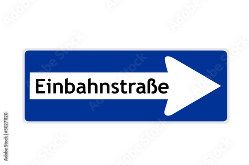 Verkehrszeichen: Einbahnstraße