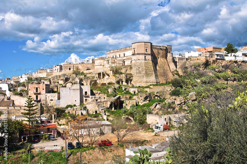 Panoramic view of Massafra. Puglia. Italy.