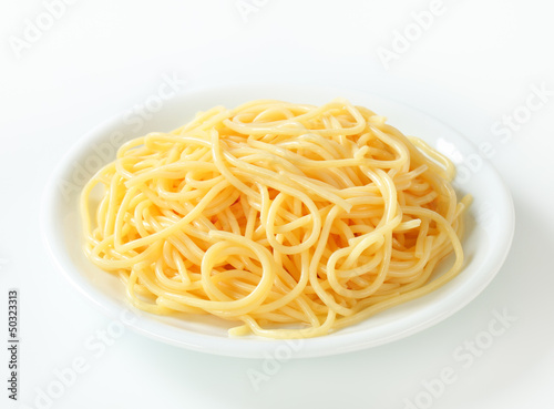 Boiled spaghetti