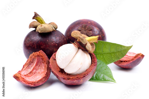 Fresh mangosteen fruit