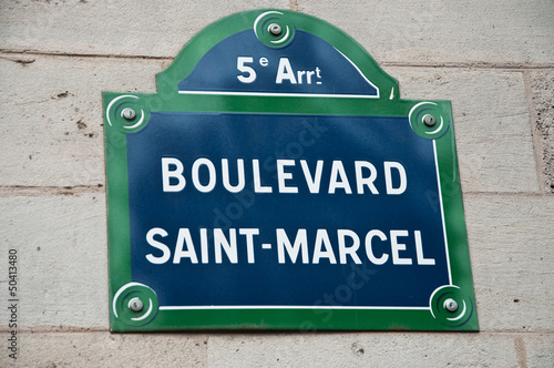 Boulevars Saint Marcel à Paris 5ièm