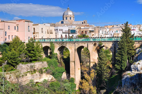 Panoramic view of Massafra. Puglia. Italy.