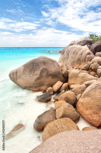 Granitfelsen am Anse Lazio - Seychellen