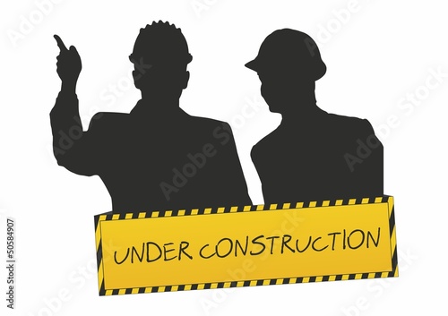 Under construction sign