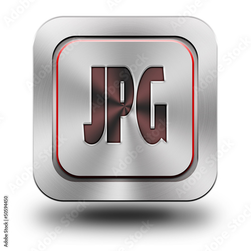 JPG aluminum glossy icon