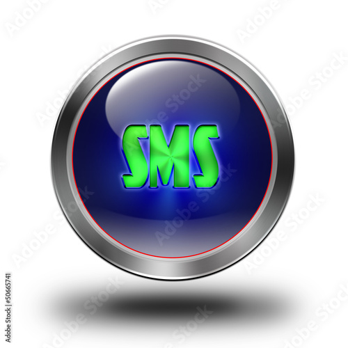 Sms glossy icon #01