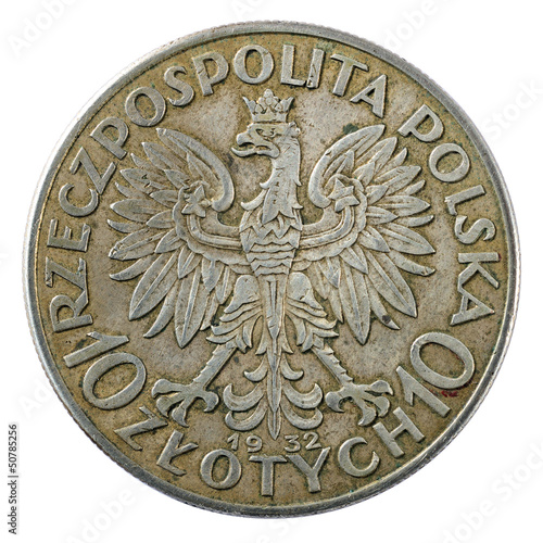 Vintage Poland coin
