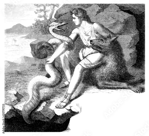 Nordic/Germanic Mythology : Loki, Fenrir & Midgard-Snake